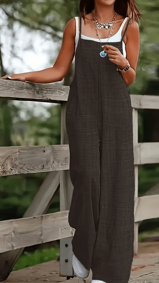 ZARÉLA - Wide Leg Strappy Jumpsuit