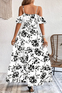 Avery Bloom - Floral Cold Shoulder Maxi Dress