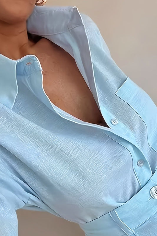 DELILAH – Refined Elegant Women’s Linen Suit Set