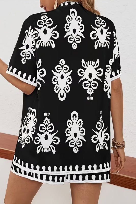 Camryn – Relaxed Fit Resort Print Set