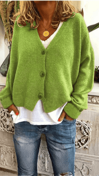 VARENA - Soft Knit Button Cardigan