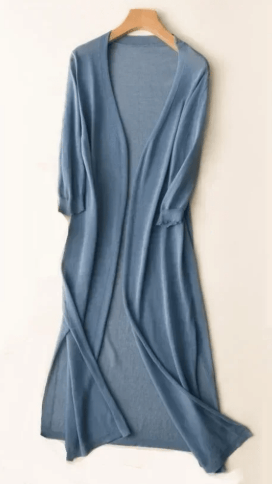 CALYSSA - Longline Open Knit Cardigan