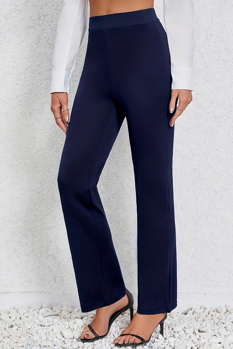 KENSARIA – Women’s Stretch Straight-Leg Trousers