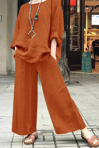 ALYSSA – Women’s Spring Linen Casual Suit Set