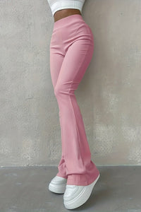 ZARIELLE – Ribbed High-Waist Slim Leggings