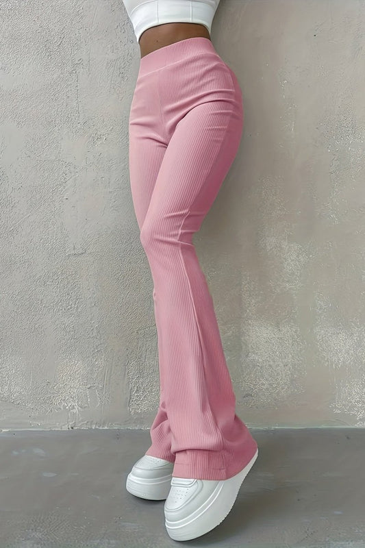 ZARIELLE – Ribbed High-Waist Slim Leggings