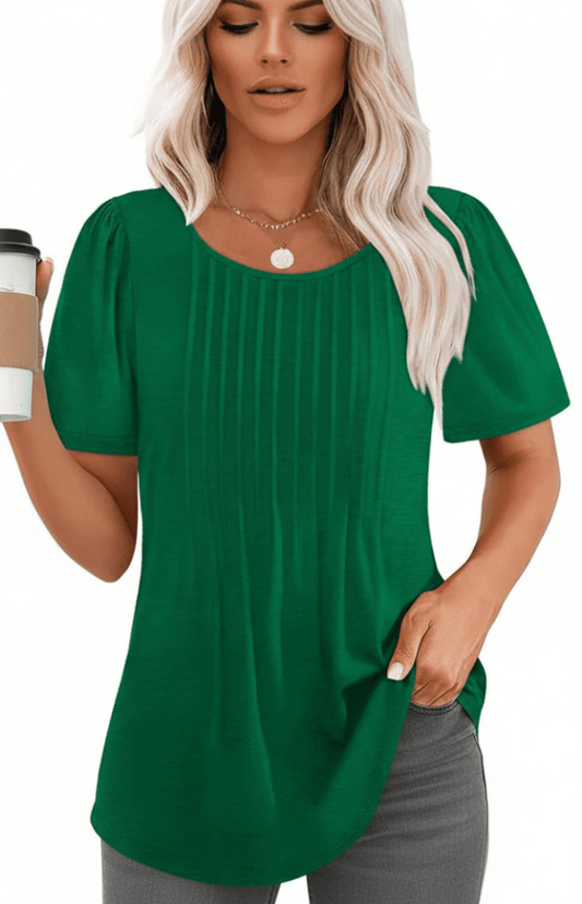 SERENEWEAR – Elegant Summer Basics T-Shirt Soft Airy Fabric Chic Style