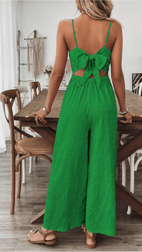ZARÉLLE - Strappy Wide Leg Jumpsuit