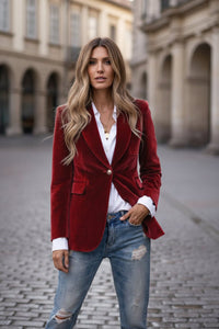 ELOURA – Classic Button-Up Casual Blazer for Timeless Everyday Style