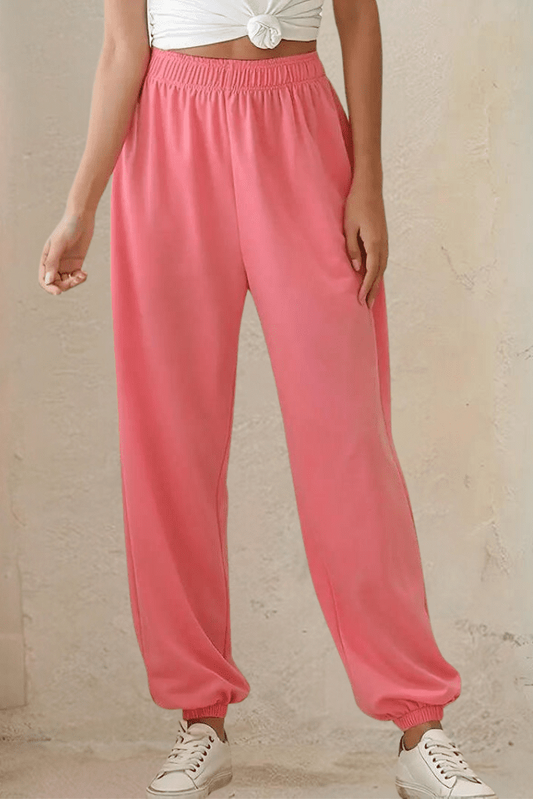 ActiveWear - High-Rise Joggers with Flexible Waistband and Pockets 7