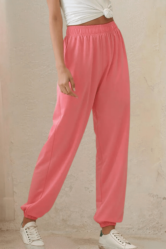 ActiveWear - High-Rise Joggers with Flexible Waistband and Pockets 9