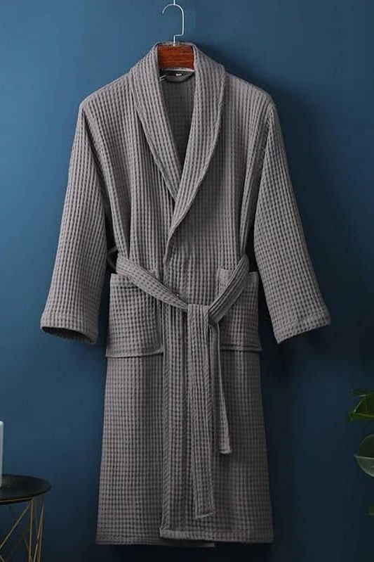 AirWeave Robe – Unisex bathrobe with waffle texture 3