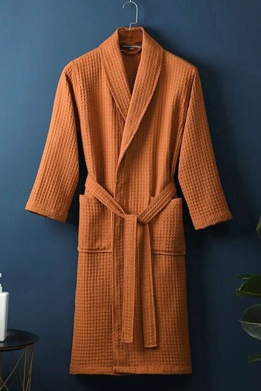 AirWeave Robe – Unisex bathrobe with waffle texture 4