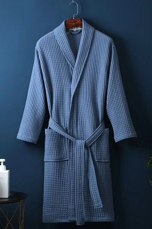 AirWeave Robe – Unisex bathrobe with waffle texture 5