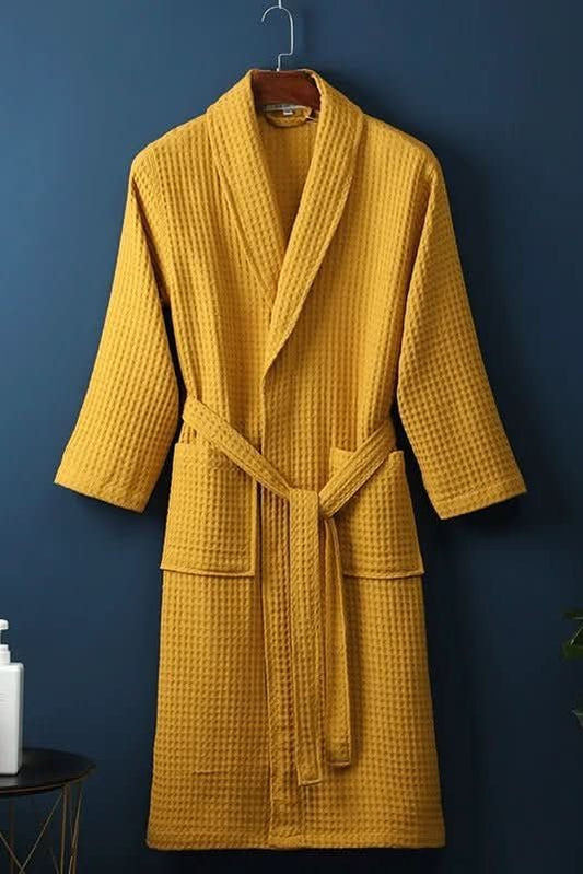 AirWeave Robe – Unisex bathrobe with waffle texture 6