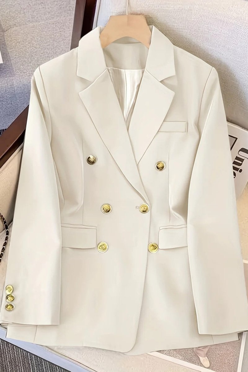 Alessandra - Tailored Double-Breasted Blazer for All-Season Wear