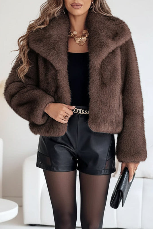 Anna - Women's Relaxed Fit Faux Fur Jacket for Chic Everyday Elegance 2