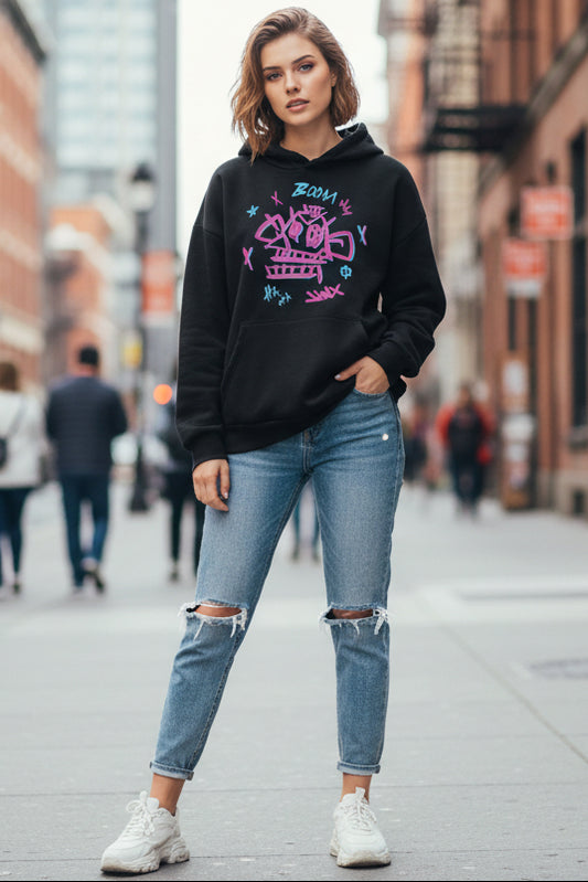 Arcane Hoodie - Harajuku Style Jinx & Ekko Design for Trendy Comfort 0