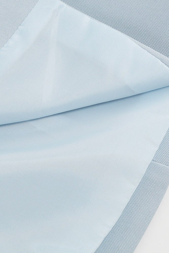 Ariella - Cape Blazer Mini Dress with Belt & Gold Button Detail