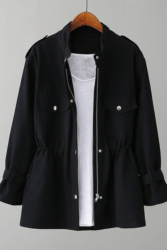 Audrey - Chic Women's Utility Jacket with Zipper for Everyday Style 2