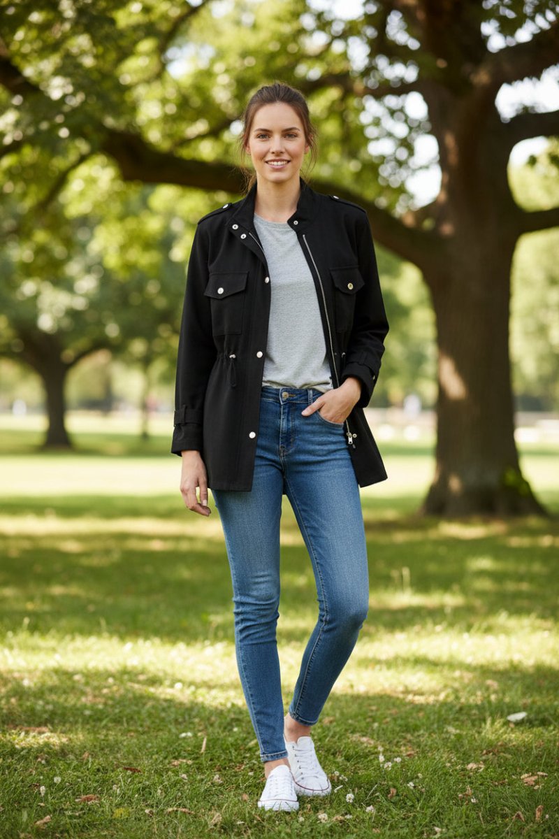 CALYRA – Comfortable Women’s Utility Jacket for All-Season Wear