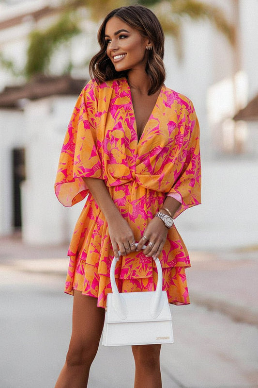 Bohemian Mini Dress for Women - Unique Summer Dresses with Playful Patterns 0