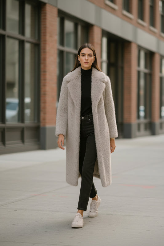 Caitlyn Women's Long Faux Fur Winter Coat for Ultimate Warmth and Style 1