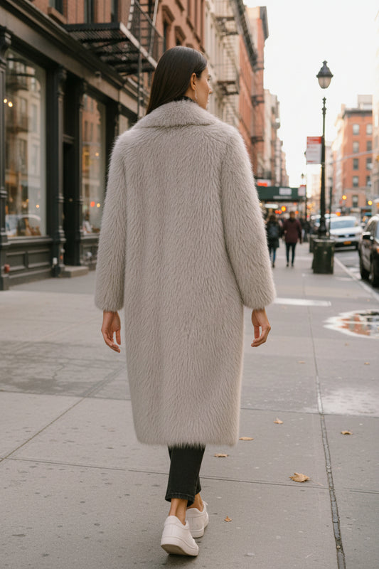 Caitlyn Women's Long Faux Fur Winter Coat for Ultimate Warmth and Style 2