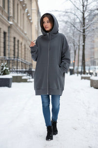 WINTERHOOD – Oversized Spring Hoodie for Women with Premium Fabric