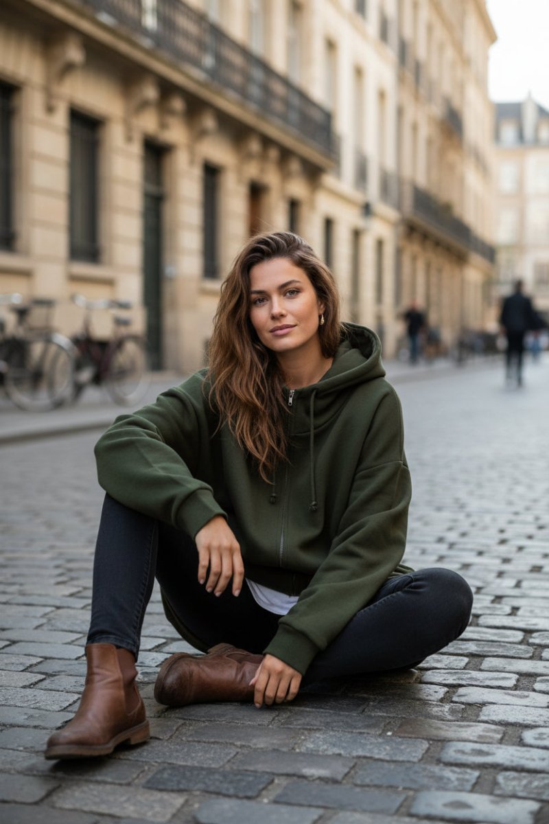 WINTERHOOD – Oversized Spring Hoodie for Women with Premium Fabric