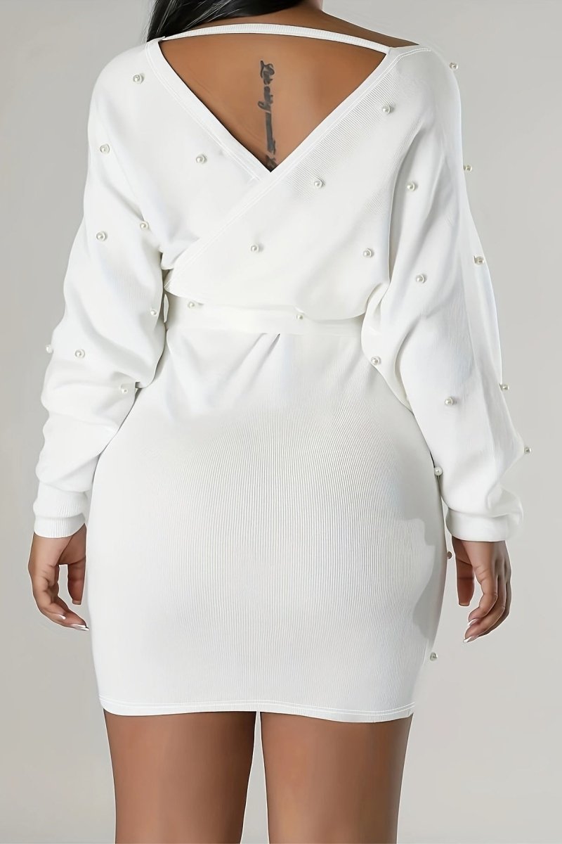 Celeste - Elegant Long Sleeve Off-Shoulder Bodycon Dress 3