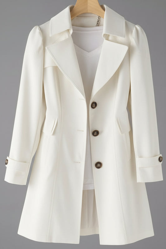 Chamora Women's Lightweight Black Trench Coat - Versatile Fashion Essential 0