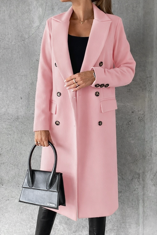VELTRENCH – Elegant Long Trench Coat for Women with Winter Warmth