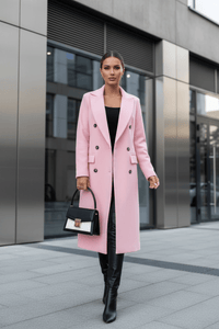 VELTRENCH – Elegant Long Trench Coat for Women with Spring Warmth