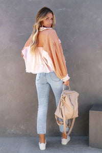 Chic Bohemian Women's Jacket - Soft Fabric, Relaxed Fit, Hip-Length Design 1