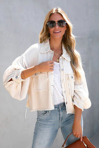 Chic Bohemian Women's Jacket - Soft Fabric, Relaxed Fit, Hip-Length Design 4