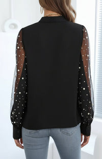 Chic V-Neck Blouse - Elegant Design with Comfortable Fit for Modern Women 1