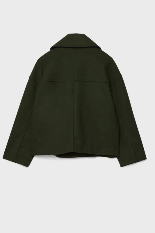 Chic Women's Jacket - Double-Breasted Short Trench for Everyday Style 6