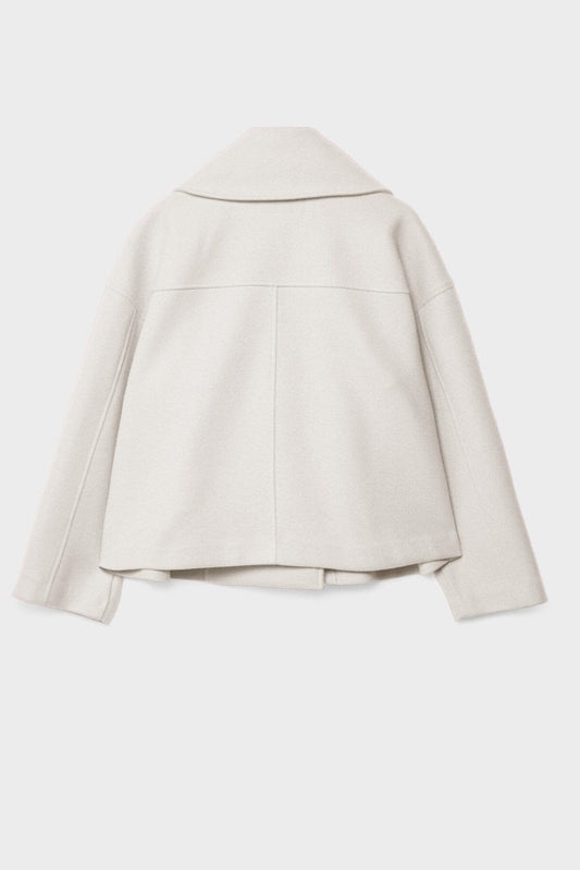 Chic Women's Jacket - Double-Breasted Short Trench for Everyday Style 8