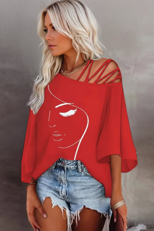 Chic Women's Printed Shirt - Soft Fabric, Flattering Fit & Stylish Design 1