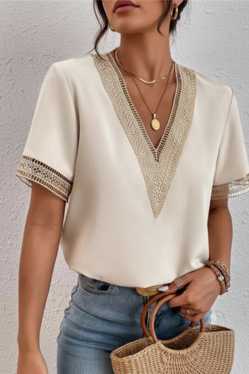 Chic Women's T-Shirt - Stylish, Comfortable Polyester Blend for Versatile Wear 4