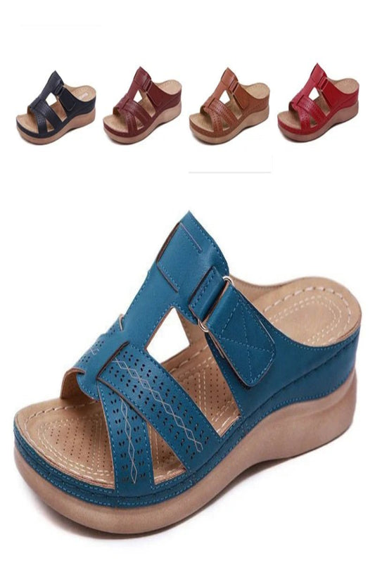 ComfortStep - Orthopedic Wedge Sandals for Women with Anti-Slip Design 0