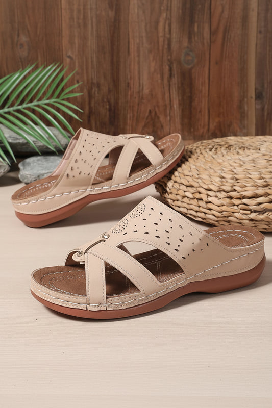 ComfortStep Women's Platform Sandals - Orthopedic Wedge for Retro Style & Support 3