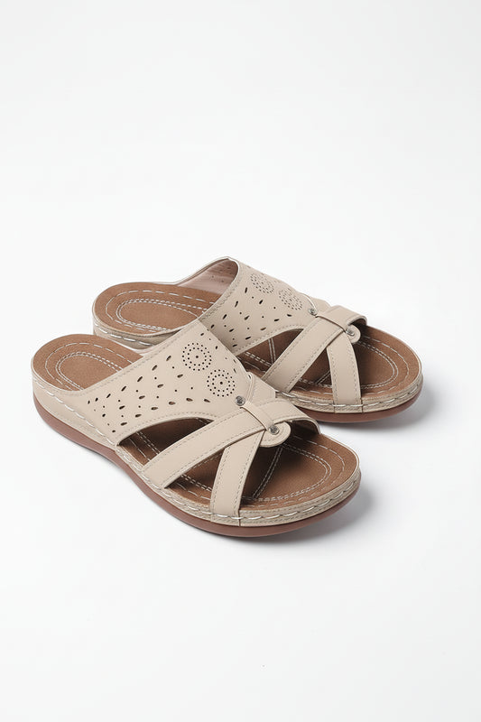 ComfortStep Women's Platform Sandals - Orthopedic Wedge for Retro Style & Support 5