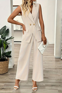 Corisande - Tailored Waist-Defining Jacket & Pants Duo