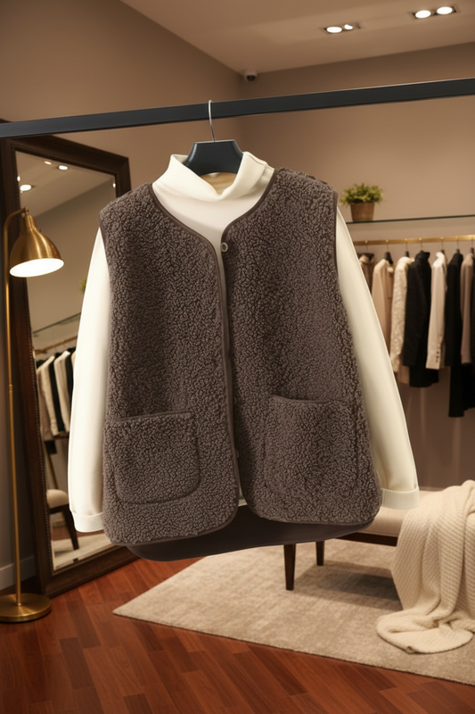 Cozy Women's Fleece Vest - Soft and Stylish for All Seasons 0