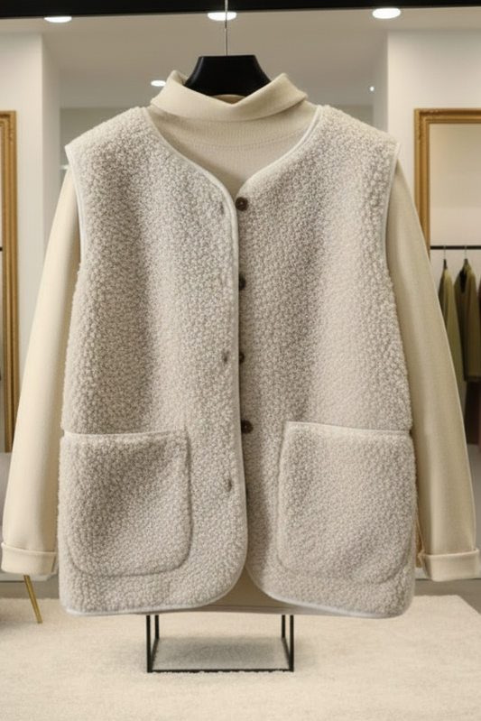 Cozy Women's Fleece Vest - Soft and Stylish for All Seasons 2