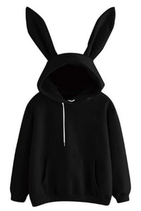EARPOP – Cozy Women’s Casual Hoodie with Cute Rabbit Ear Accent