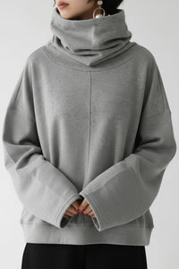 NECKCOZY – Women’s Turtleneck Sweatshirt with Long Sleeves & Practical Pockets