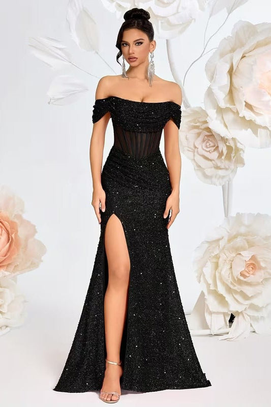 Delilah - Trendy Sparkling Sequin Dress for Night Out